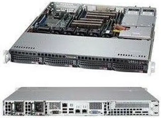 Alt view image 4 of 4 - SUPERMICRO SuperServer Tower/Rack-mountable Server 2-way SATA/SAS SYS-6017R-M7RF