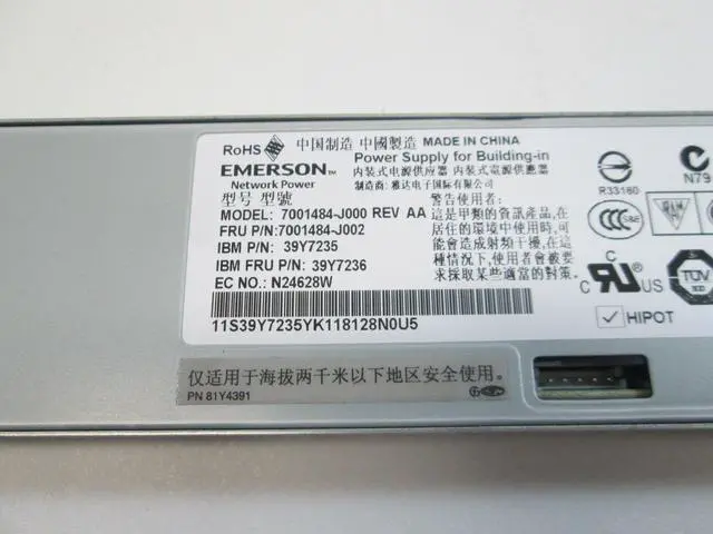Alt view image 3 of 6 - Lot of 2 IBM 39Y7236 675W Hot Swap Power Supply X3650 7001484-J002 - OEM