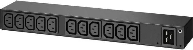 Alt view image 2 of 6 - APC AP6020A Rack Pdu Basic 0u 1u 100-240v Perp 20a 220-240v 16a 13 C13