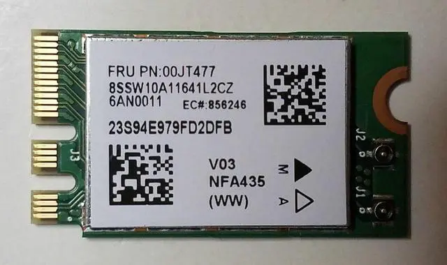 Main image of 00jt477 Lenovo Flex 3-1580 Wifi Wireless Card FRU 00JT477 Tested Good
