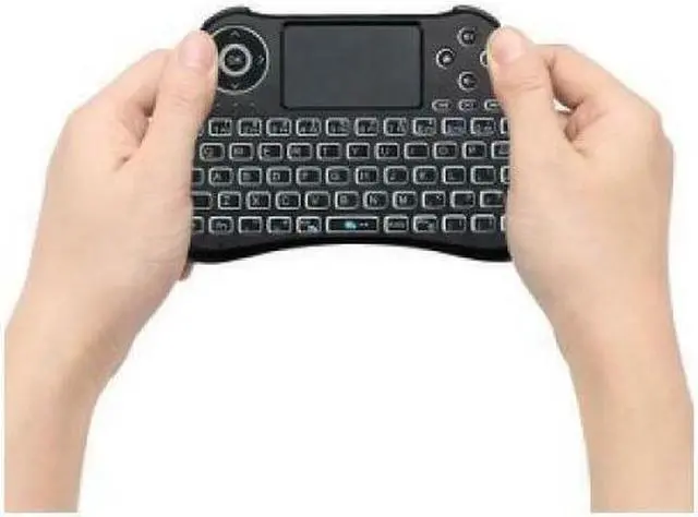 Alt view image 10 of 20 - Adesso SlimTouch 4040 - Wireless Illuminated Keyboard with Built-in Touchpad