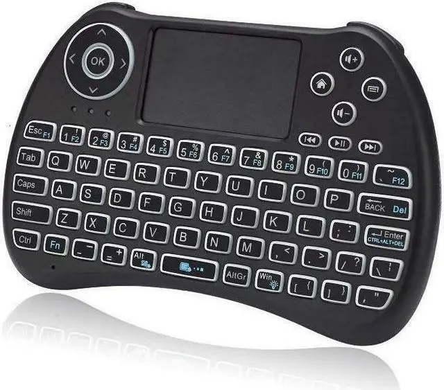 Alt view image 13 of 20 - Adesso SlimTouch 4040 - Wireless Illuminated Keyboard with Built-in Touchpad