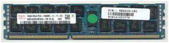 Alt view image 4 of 6 - HPE 688963-001 16GB PC3-12800R Dual In-line Memory Module (DIMM)
