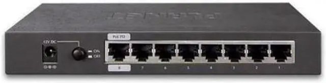Alt view image 6 of 8 - PLANET GSD-1002M 8-Port 10/100/1000Mbps + 2-Port 100/1000X SFP Managed Desktop Switch
