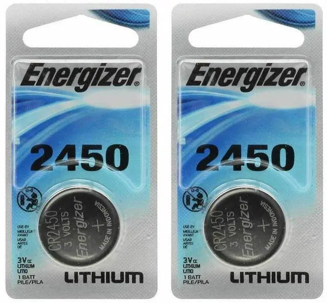 Main image of 2 x Super Fresh Energizer CR2450 ECR 2450 3v LITHIUM Coin Cell Battery Exp. 2026