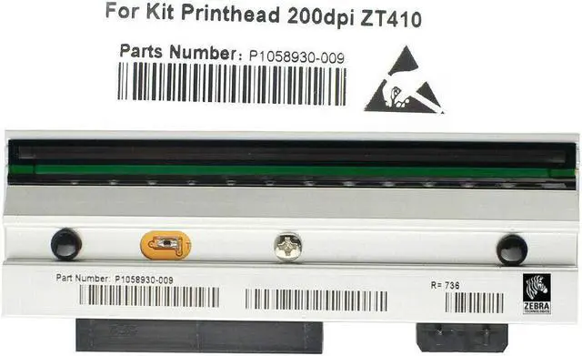 Alt view image 2 of 7 - New Original Genuine Zebra ZT410 Printer Thermal Printhead P1058930-009 203dpi