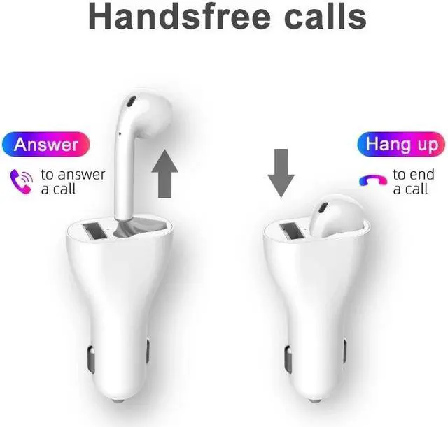 Alt view image 3 of 3 - ZTECH Single Wireless Earbud & USB Port Car Charger