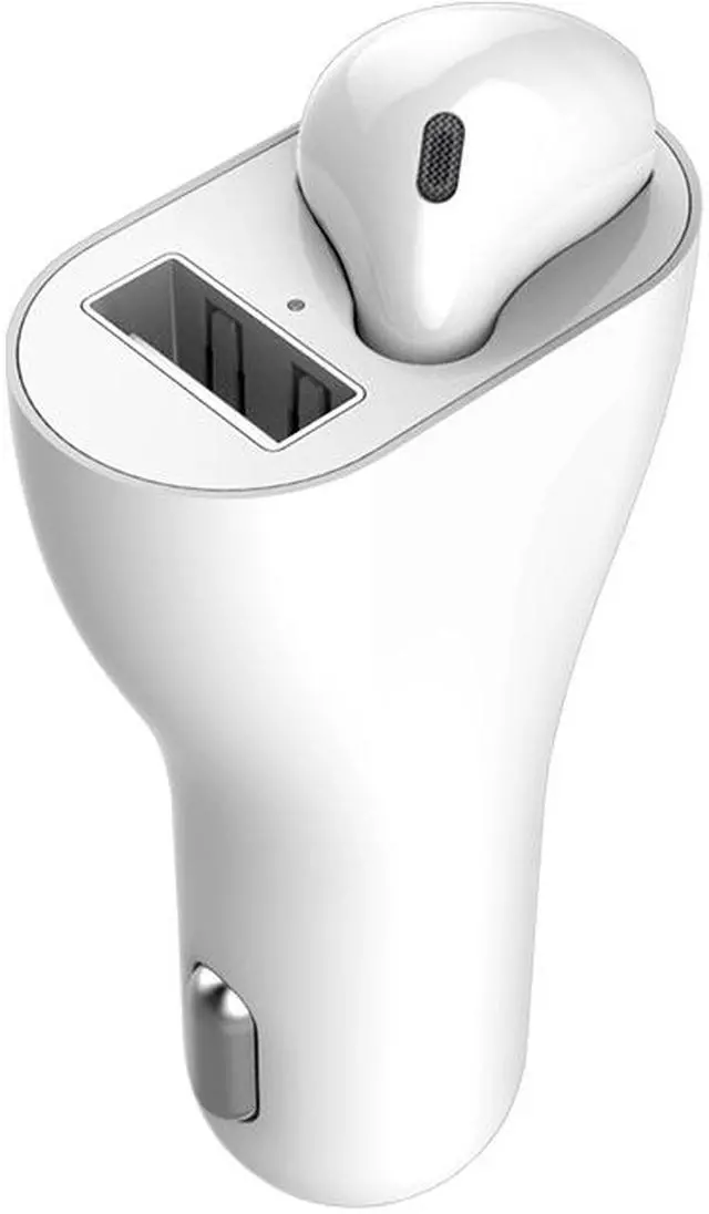 Alt view image 2 of 3 - ZTECH Single Wireless Earbud & USB Port Car Charger