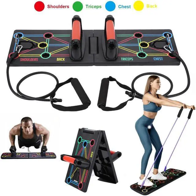 Main image of Jonathan Ct. Pushup Rack with 2 Resistance Bands