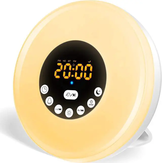 Main image of Xtreme Time Sunrise/Sunset Simulation Clock with White Noise, Bluetooth Speaker, and FM Radio