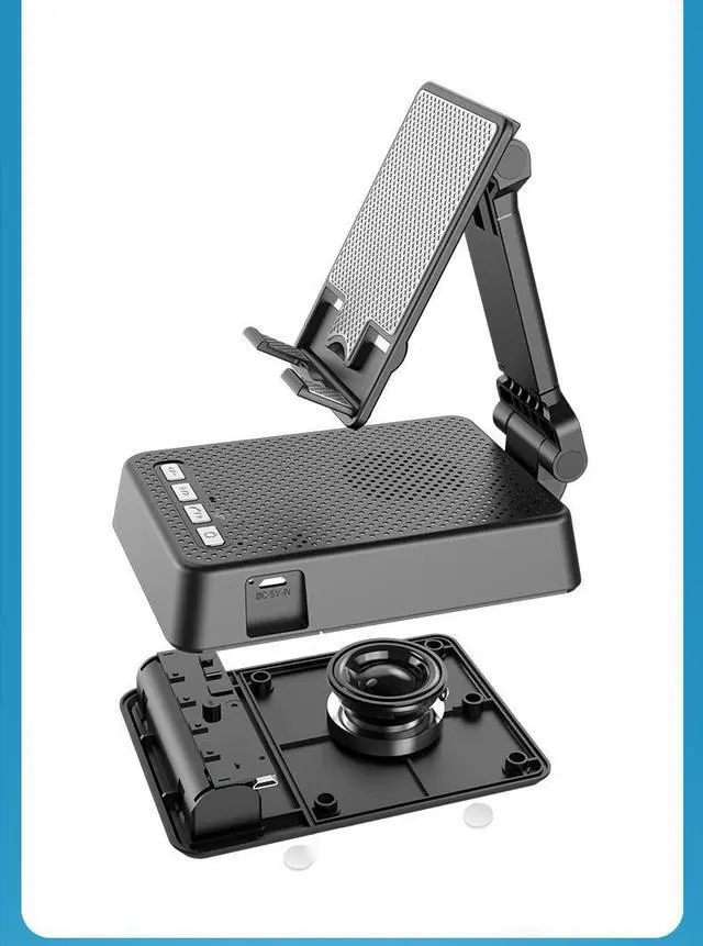 Alt view image 2 of 3 - ZTECH Wireless Speaker and Adjustable Stand for Phones & Tablets