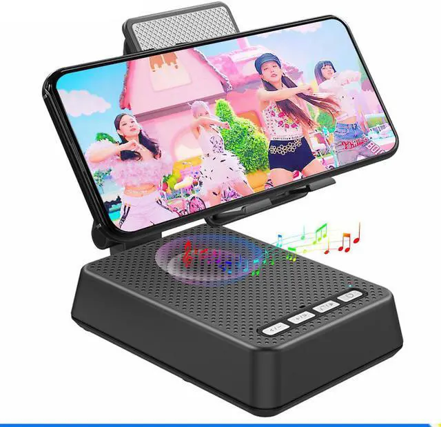 Alt view image 3 of 3 - ZTECH Wireless Speaker and Adjustable Stand for Phones & Tablets