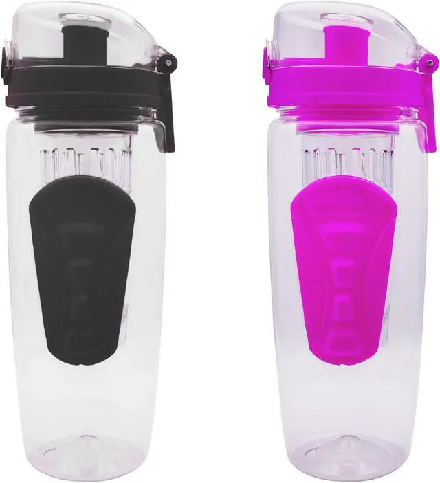 Main image of ZTECH Fruit Infuser Water Bottles - Two Pack