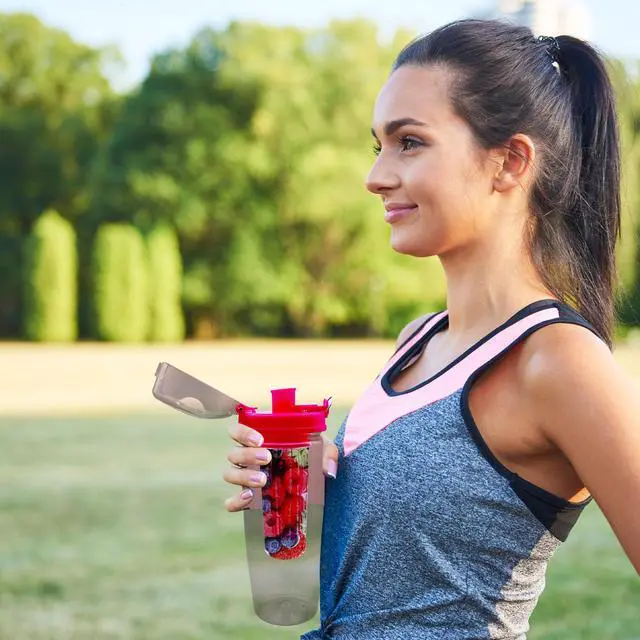 Alt view image 2 of 3 - ZTECH Fruit Infuser Water Bottles - Two Pack