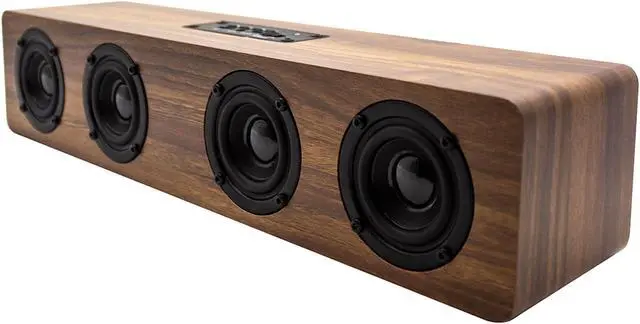 Main image of ZTECH SoundForest Wooden Wireless Speaker with Hands-Free Calling and FM Radio