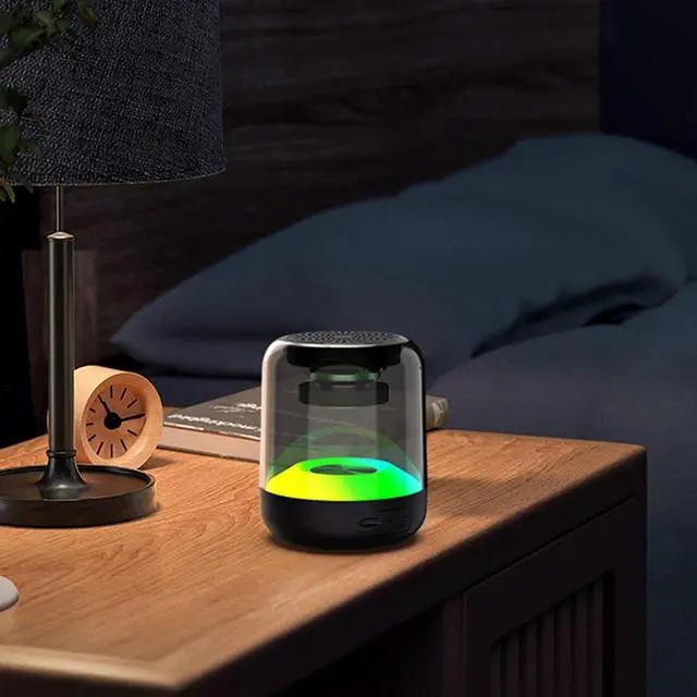 Alt view image 2 of 4 - ZTECH SYNCWAVE 2-Pack of LED Wireless Speakers with Synchronized Audio