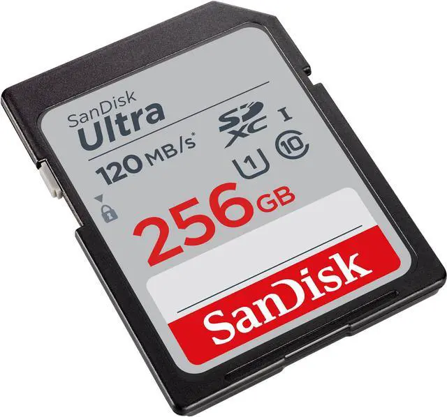 Alt view image 2 of 8 - SanDisk Ultra SDXC Memory Card 256GB Class 10UHSI 120MBS