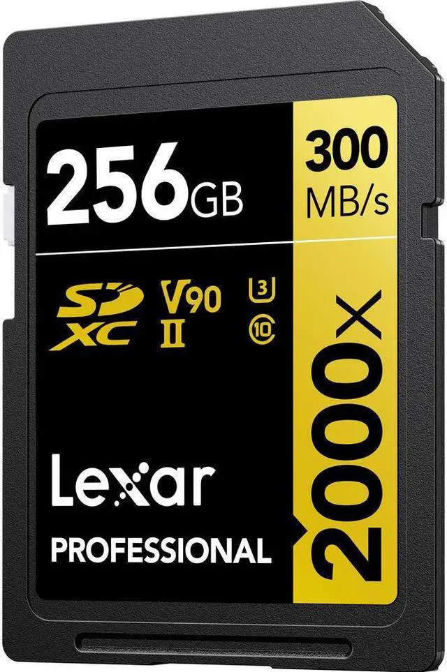 Alt view image 3 of 5 - Lexar 256GB Professional 2000x UHS-II SDXC Memory Card