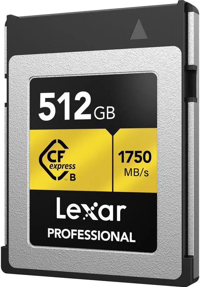 Alt view image 3 of 5 - Lexar 512GB Professional CFexpress Type B Card GOLD Series