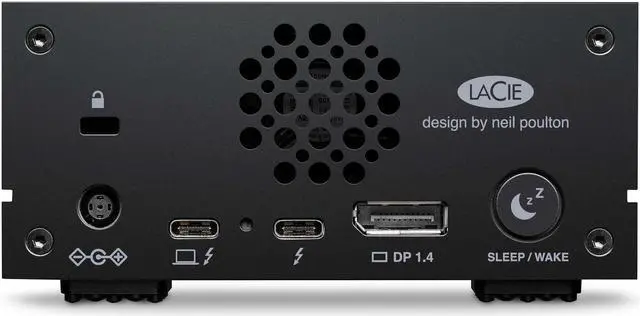 Alt view image 8 of 10 - 4TB Seagate LaCie 1Big Dock External Hard Drive - Black