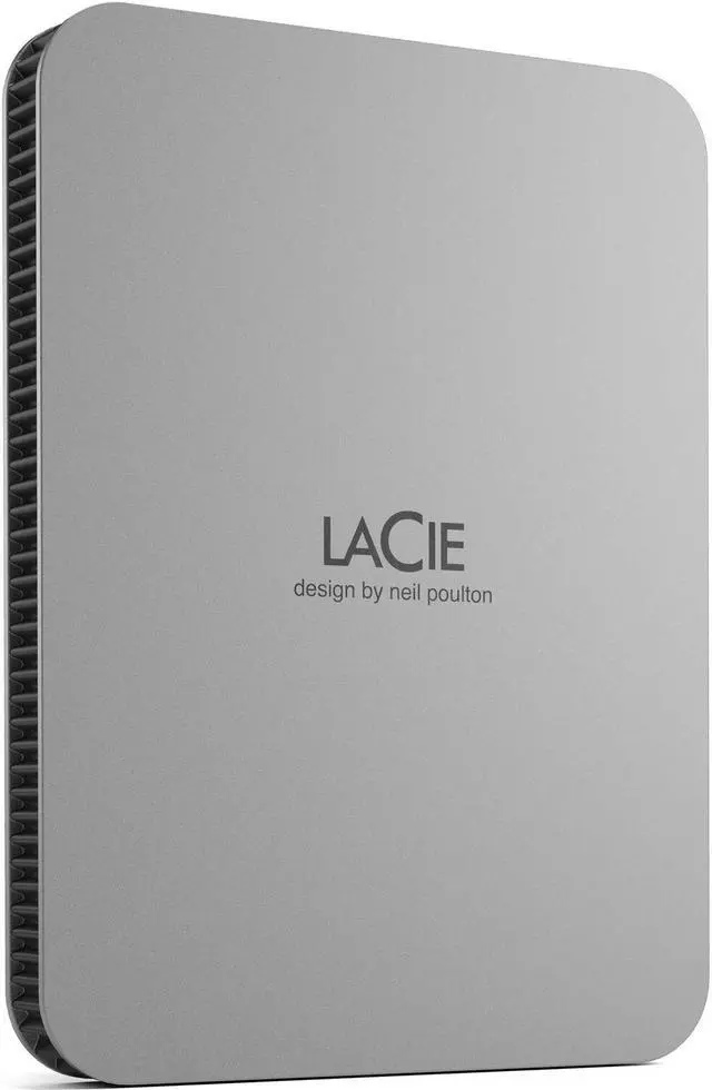 Alt view image 10 of 20 - LaCie Mobile Drive STLP4000400 4TB USB-C Portable Hard Drive Moon Silver