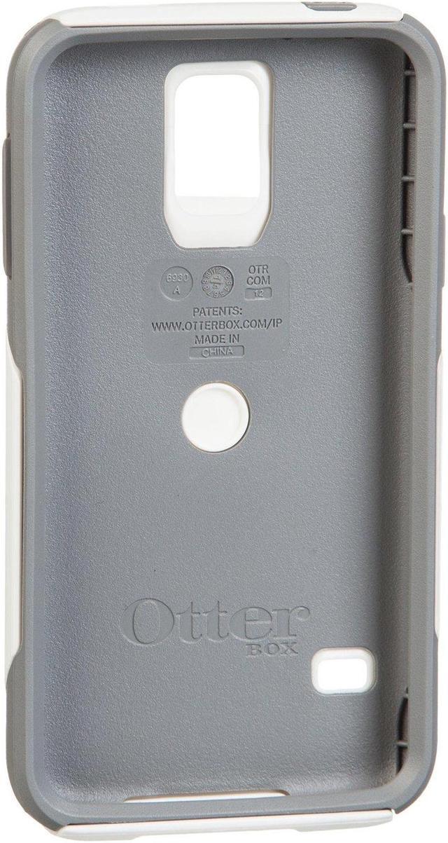 Alt view image 8 of 12 - Samsung Galaxy S5 Otterbox White/Grey (Glacier) Commuter series case