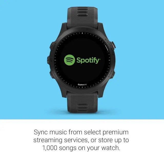 Alt view image 13 of 14 - Garmin Forerunner 945 Music Premium GPS Running / Triathlon Smartwatch - Black