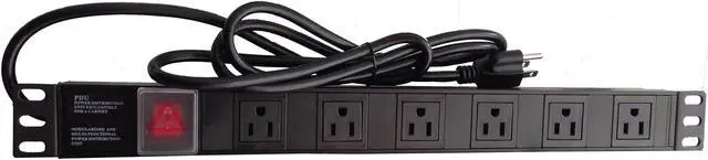 Alt view image 6 of 7 - Sysracks 18U Server Rack Network Enclosure Data Cabinet Mesh Doors 39 inch - 1000 mm - Deep Server Rack - Thermosystem - 4 Cooling Fans - PDU - Shelf - Casters - Dust Tight Cable Entries - LCD Screen