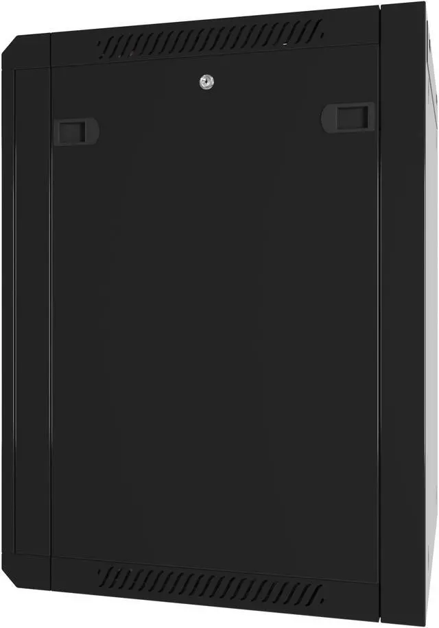 Alt view image 5 of 6 - 12U Wall Mount Server Rack Computer Cabinet Locking Network Enclosure for Av Audio Video Electronics Networking Equipment Data Cabinet