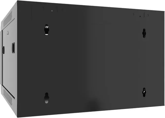 Alt view image 4 of 7 - 6U Wall Mount Server Rack Computer Cabinet Locking Network Enclosure for Av Audio Video Electronics Networking Equipment Data Cabinet