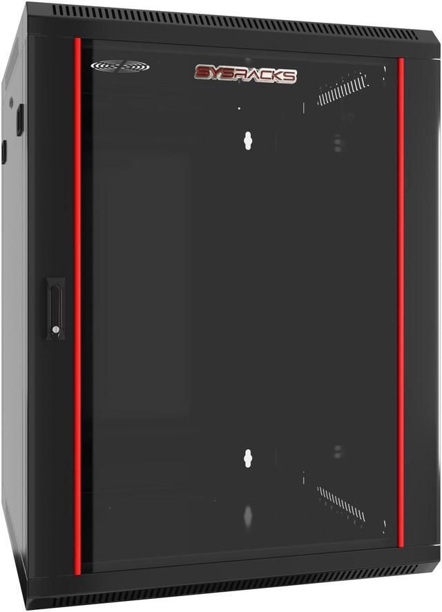 12U Wall Mount Server Rack Computer Cabinet Locking Network Enclosure for Av  Audio Video Electronics Networking Equipment Data Cabinet Server Racks  Cabinets