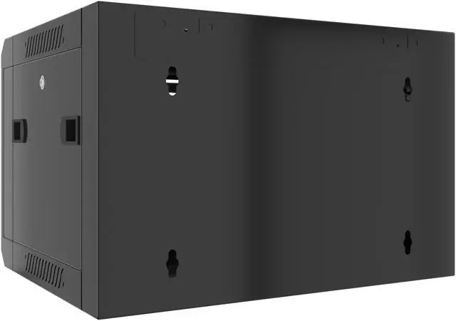Alt view image 5 of 7 - 6U Wall Mount Server Rack Computer Cabinet Locking Network Enclosure for Av Audio Video Electronics Networking Equipment Data Cabinet