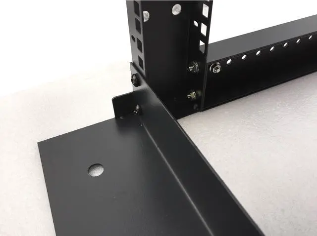 Alt view image 7 of 14 - 22U  4 Post Open Frame 19" Network Server Rack Cabinet Adjustable Depth 24"-37" FITS MOST SERVER EQUIPMENT