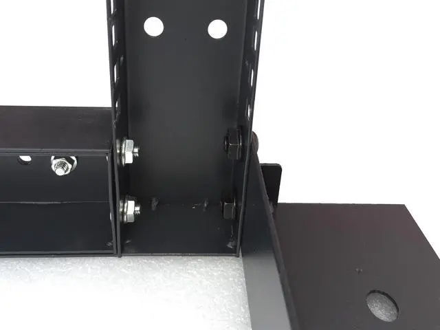 Alt view image 6 of 14 - 27U  4 Post Open Frame 19" Network Server Rack Cabinet Adjustable Depth 24"-37" FITS MOST SERVER EQUIPMENT