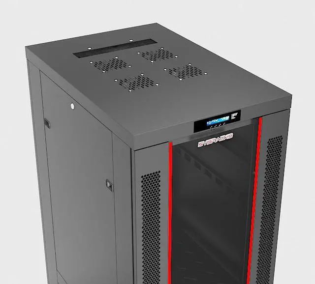 Alt view image 2 of 6 - Sysracks 42U 39" Depth Server It Data Network Rack New Cabinet Enclosure Box Accessories Included Over $150 Value