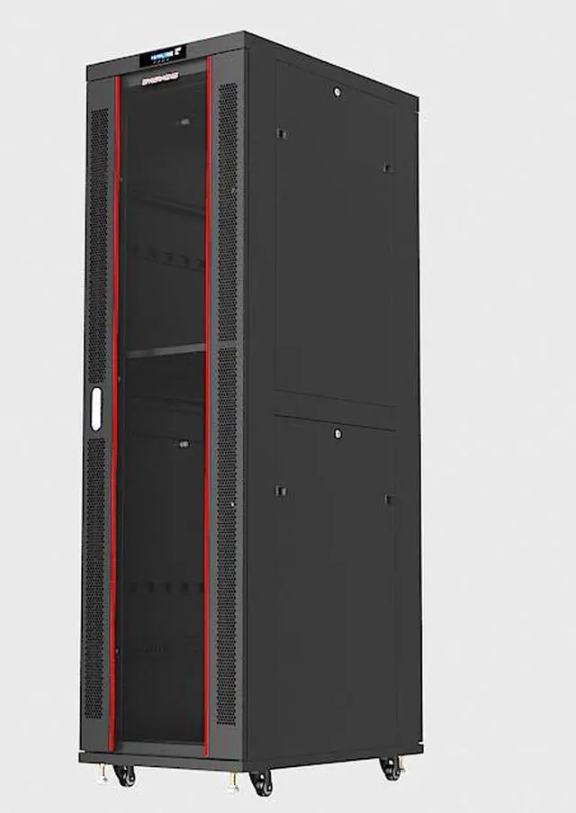 Main image of Sysracks 42U 39" Depth Server It Data Network Rack New Cabinet Enclosure Box Accessories Included Over $150 Value