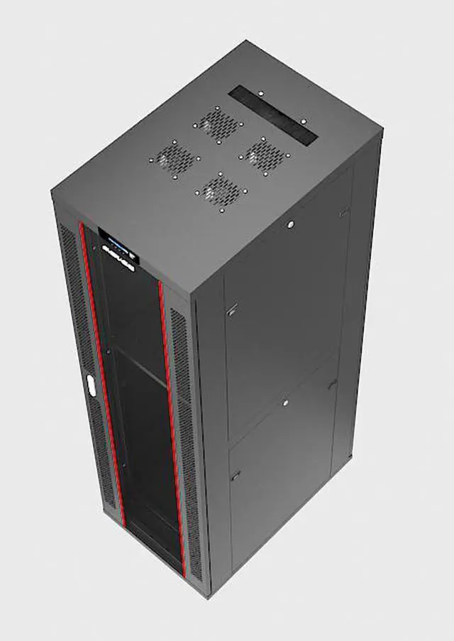 Alt view image 4 of 6 - Sysracks 42U 39" Depth Server It Data Network Rack New Cabinet Enclosure Box Accessories Included Over $150 Value