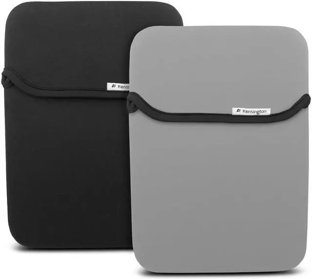 Alt view image 2 of 6 - Reversible & Durable Neoprene Sleeve For The Apple Ipad - Black/Gray