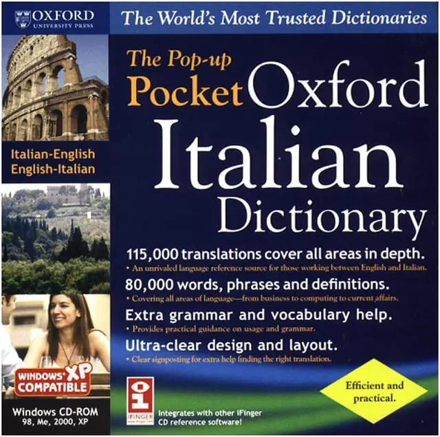 Main image of The Pop-Up Pocket Oxford Italian Pocket Dictionary for Windows