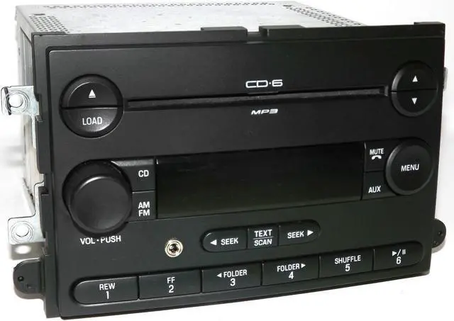 Main image of Ford Fusion & More - AM FM 6 Disc mp3 CD Player w Aux Input 6E5T-18C815-AL