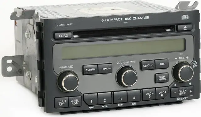 Main image of Honda Pilot 2006-08 Radio AM FM 6 Disc CD Player 39100-S9V-A600 1TV6