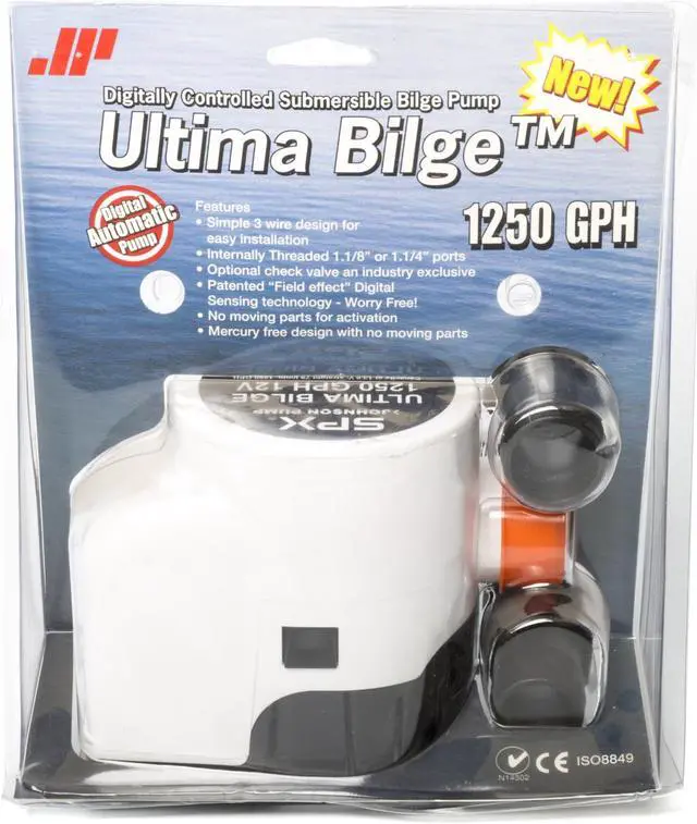 Alt view image 4 of 8 - JOHNSON PUMP ULTIMA BILGE 1250 GPH 1-1/8" AND 1-1/4" HOSE