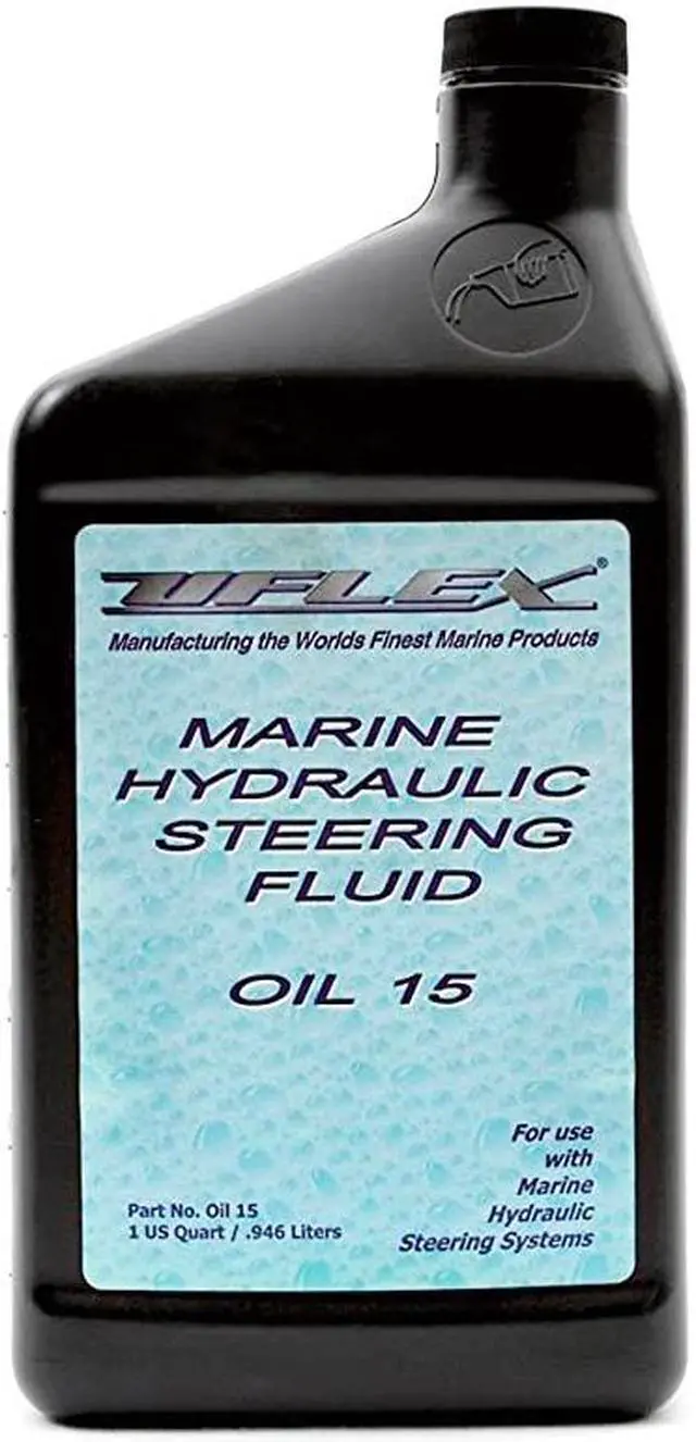 Alt view image 2 of 6 - UFLEX HYDRAULIC OIL 1 QUART OIL15