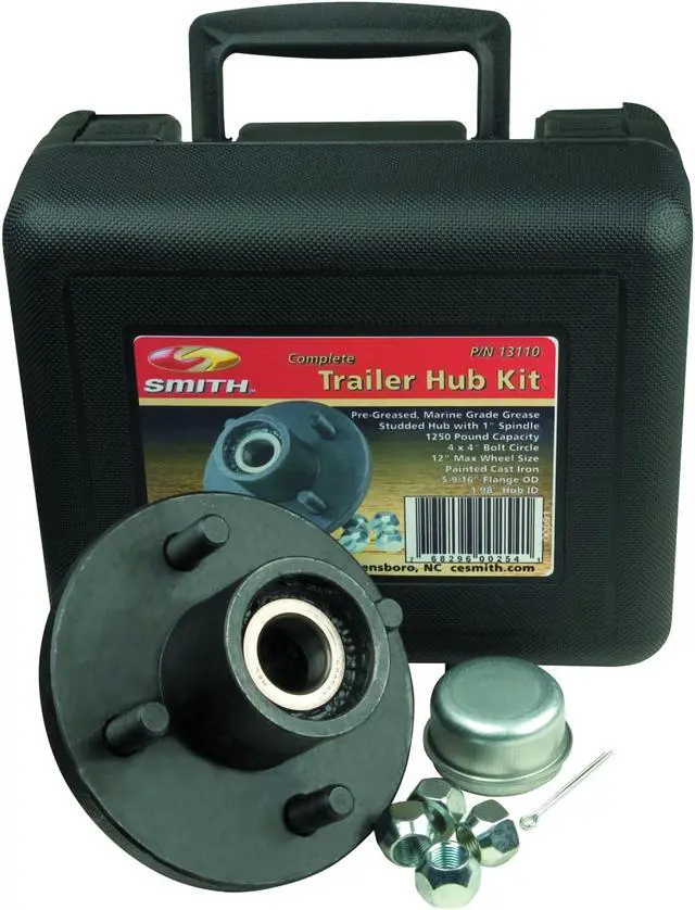 Alt view image 4 of 6 - C.E. Smith 13109 C.E. Smith Trailer Hub Kit Package 1-1-16 .in Stud 4 x 4