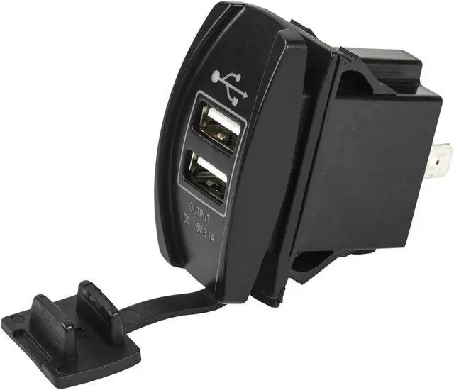 Main image of Sea-Dog Dual USB Rocker Switch Style Power Socket