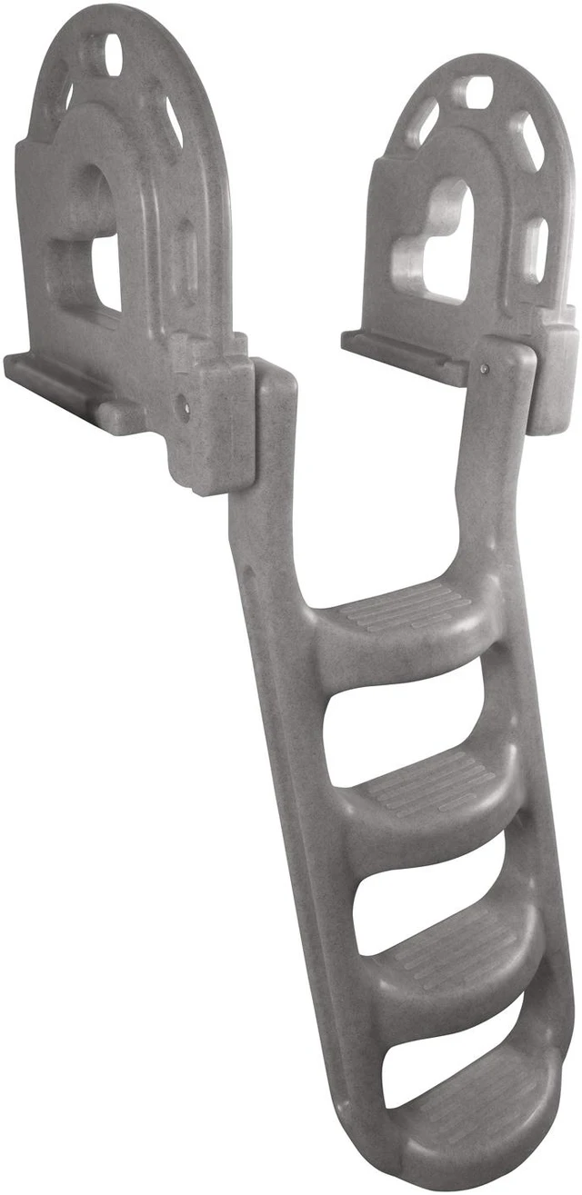 Main image of Dock Edge Stand Off Roto Molded 4 Step Dock Ladder - 2084-F