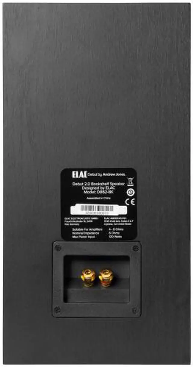 Alt view image 15 of 20 - ELAC Debut 2.0 B6.2 Bookshelf Speakers, Black (Pair)