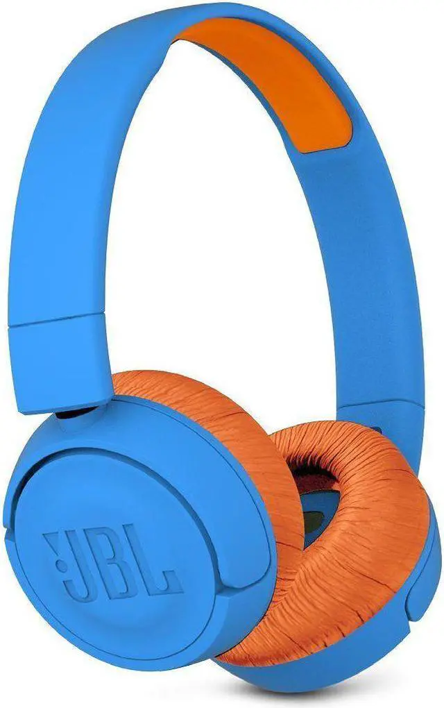 Alt view image 5 of 11 - JBL JR 300BT Kids On-Ear Wireless Headphones with Safe Sound Technology (Blue/Orange)