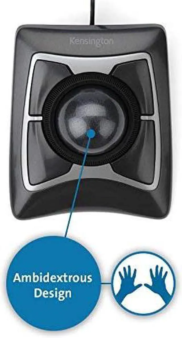 Alt view image 3 of 6 - Kensington Expert Trackball Mouse (K64325)