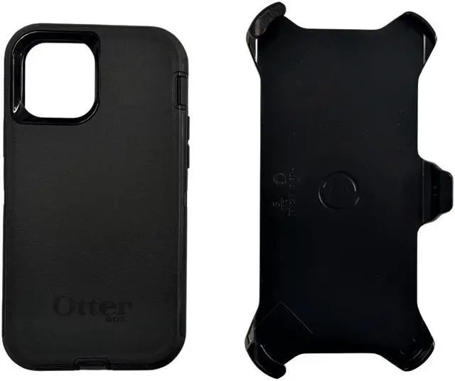 Alt view image 2 of 4 - OtterBox Defender Series Black Case for iPhone 12 and iPhone 12 Pro 77-65401